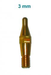 Vorschubbolzen 3 mm Messing 
