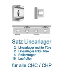 Linearlager Satz für 1 Vollverkleidung 