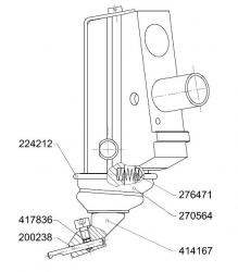 Vorschubklinke 3mm 