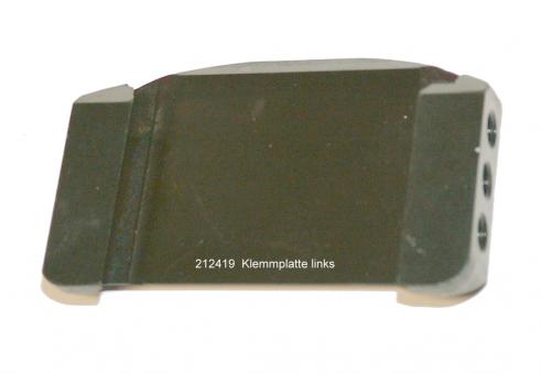 Klemmplatte links 