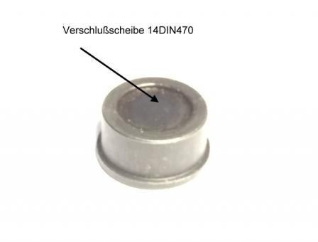 Verschlußscheibe  14  DIN 470-ST 