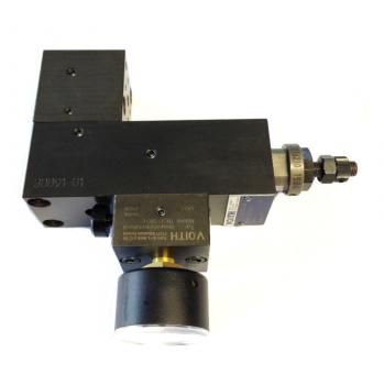 Druckbegrenzungsventil und Manometer 
